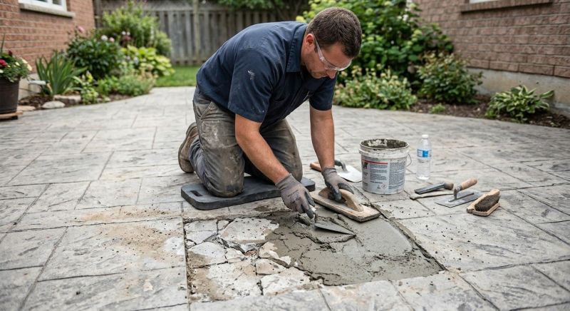 Decorative Concrete Repair in Park City, UT